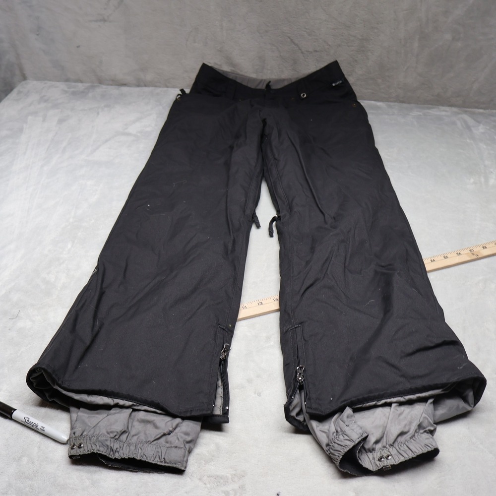Burton Snow Pants Mens Small Black Wind Rain Winter‎ Ski Warm Insulated 32x30